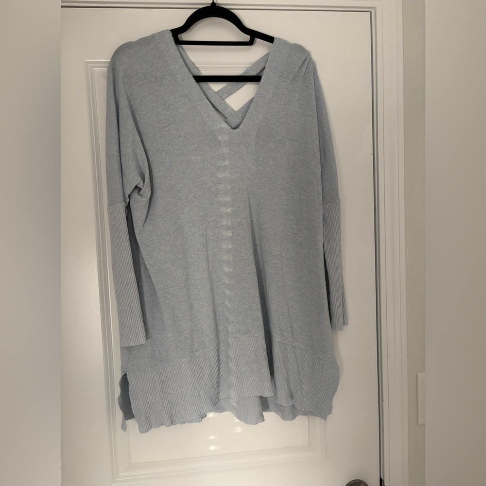 Chance or Fate Sky Blue Knit Top
